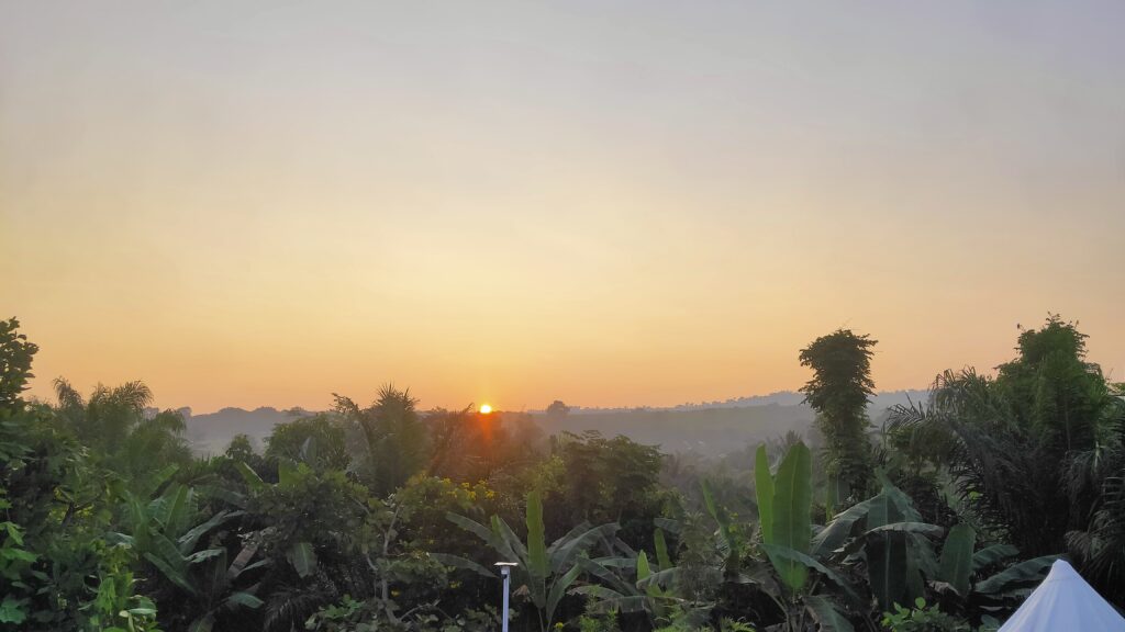 Sunrise in rural Thailand